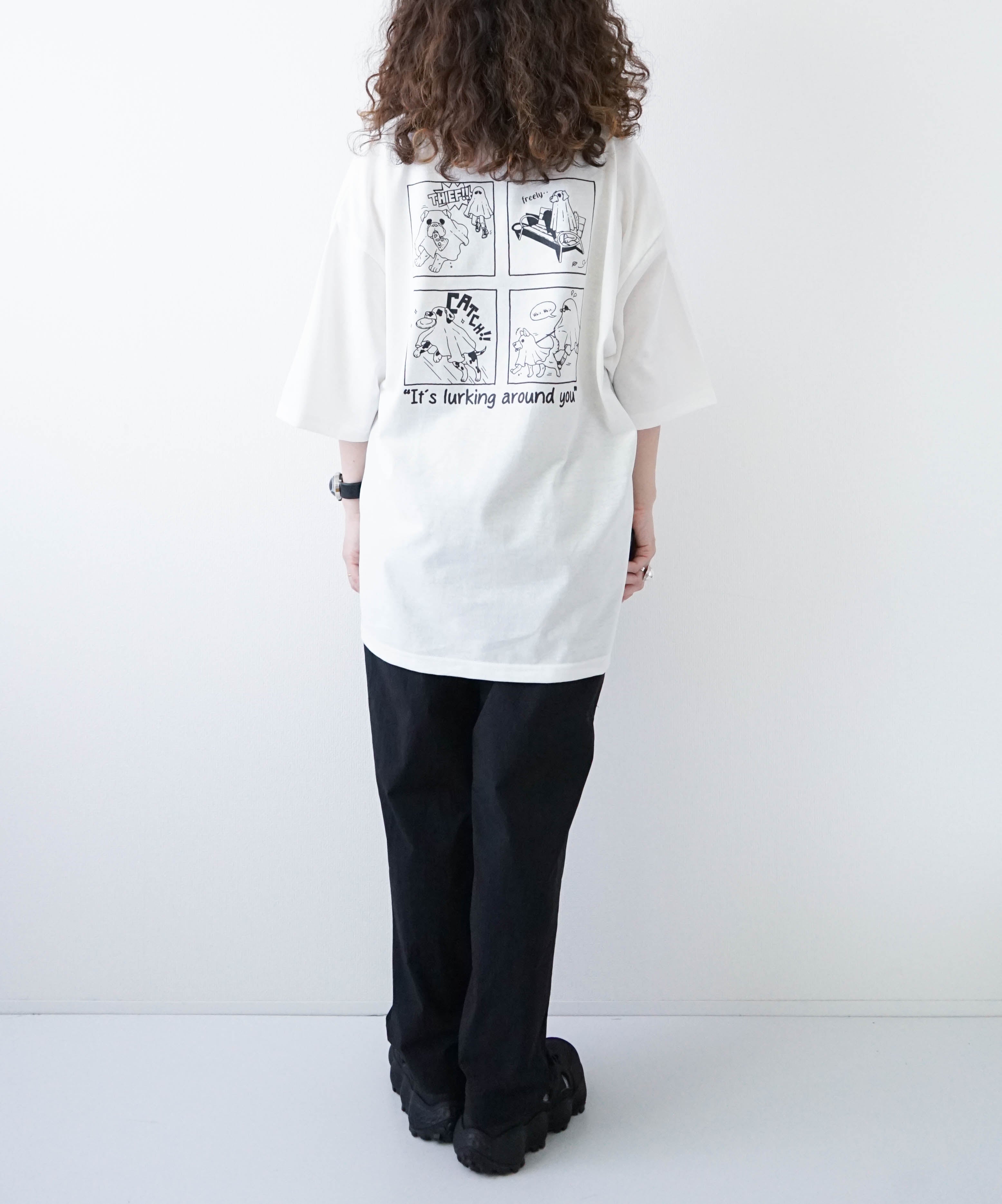 day standard｜度詰め天竺アニマル刺繍プリントTee [[111982]][D