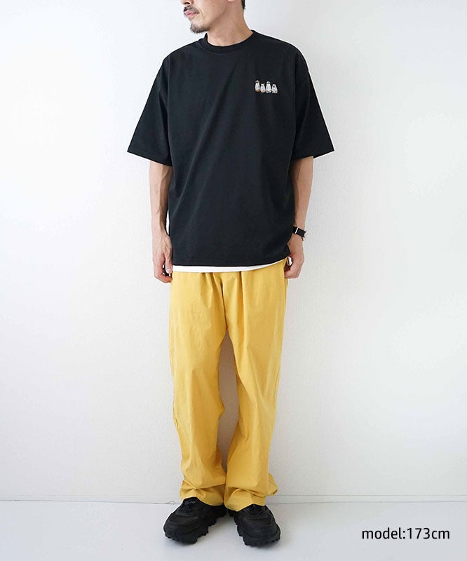 day standard｜度詰め天竺アニマル刺繍プリントTee [[111982]][D