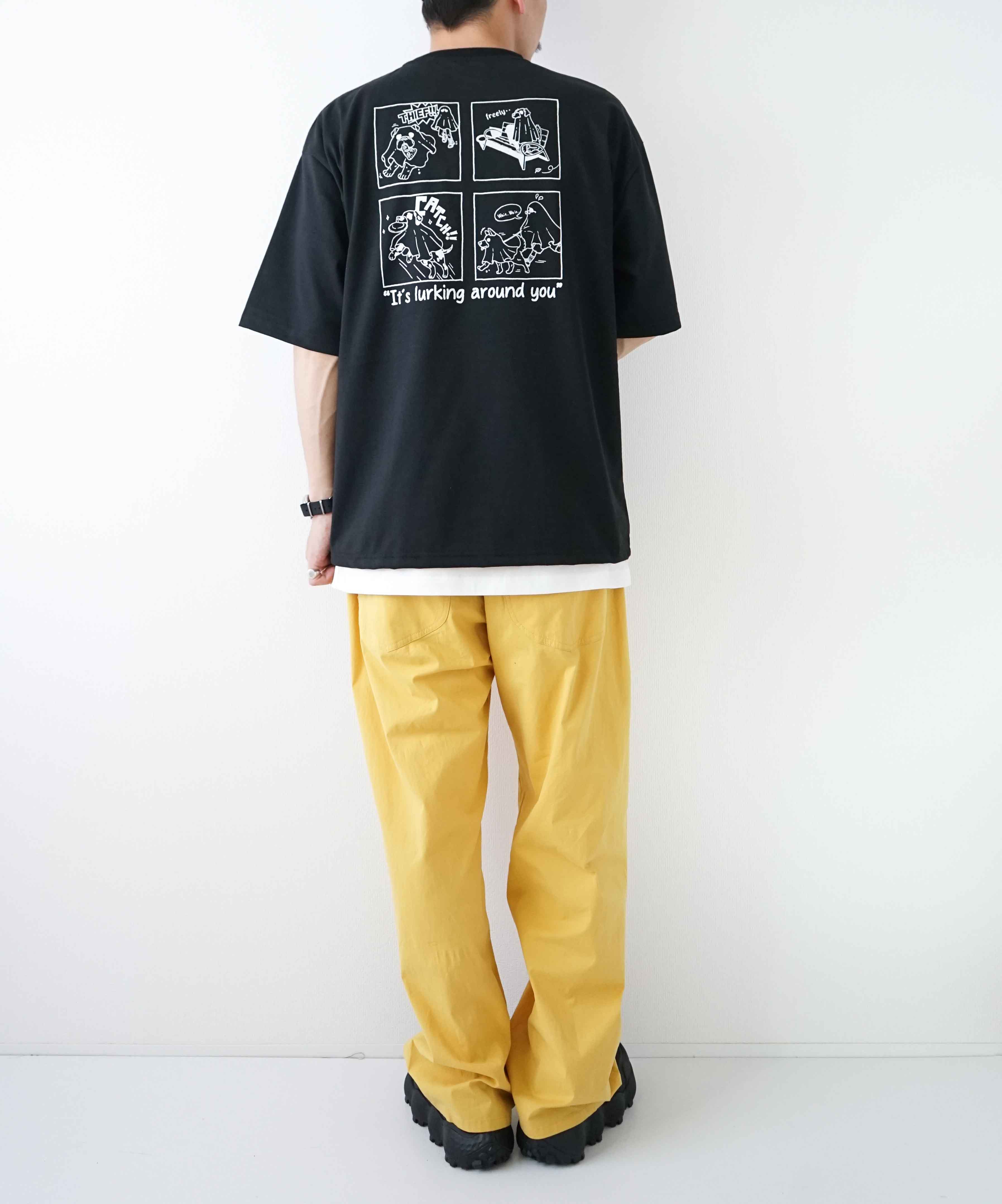 day standard｜度詰め天竺アニマル刺繍プリントTee [[111982]][D