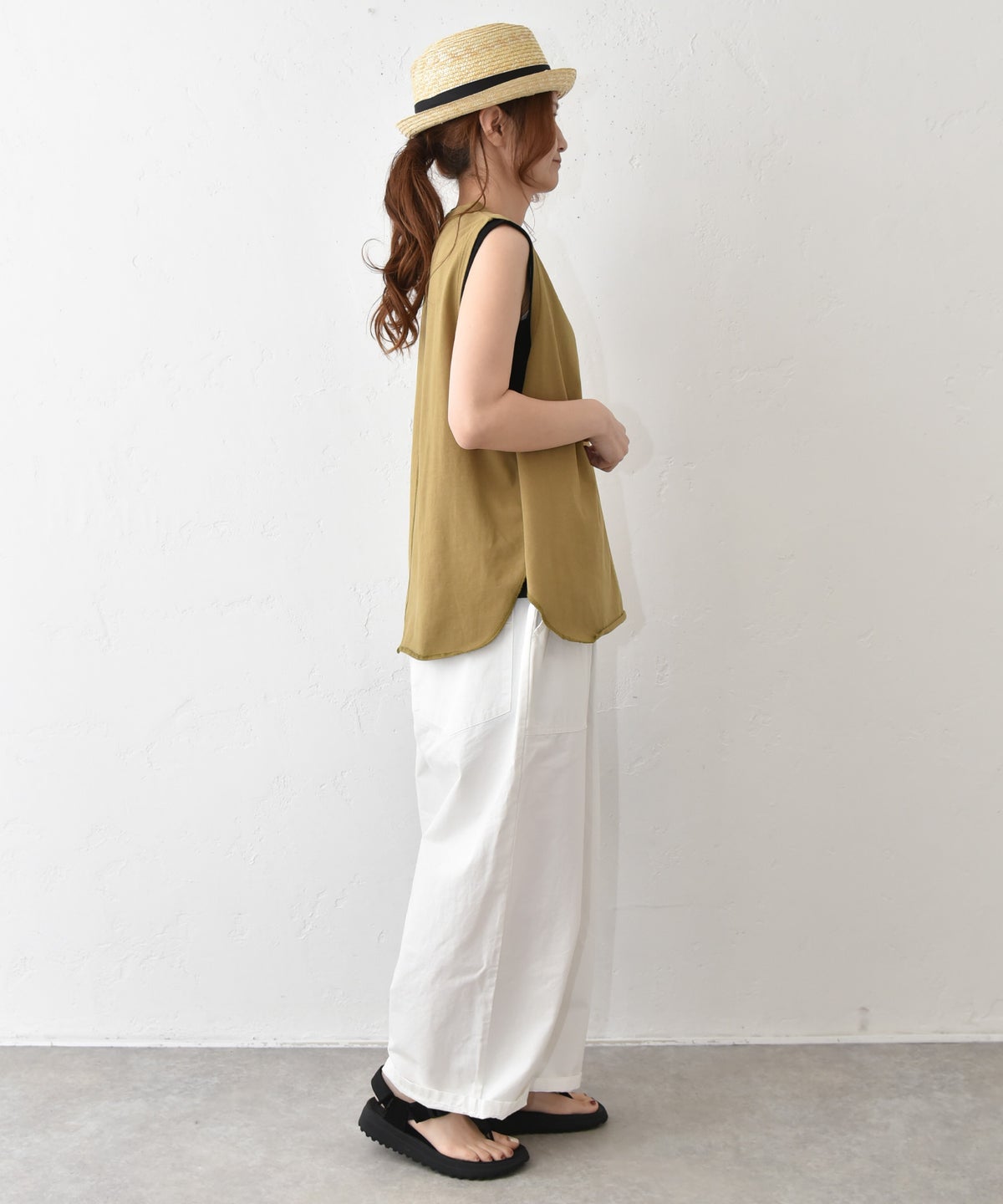 Our.｜裾ラウンドカットソー [[C-9065]][C]