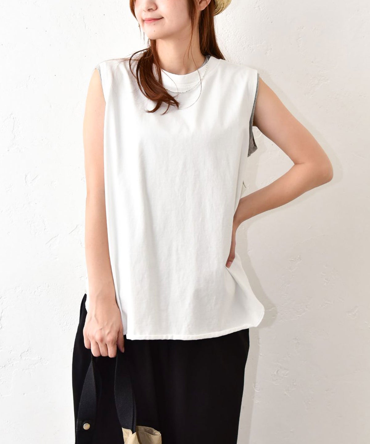 Our.｜裾ラウンドカットソー [[C-9065]][C]