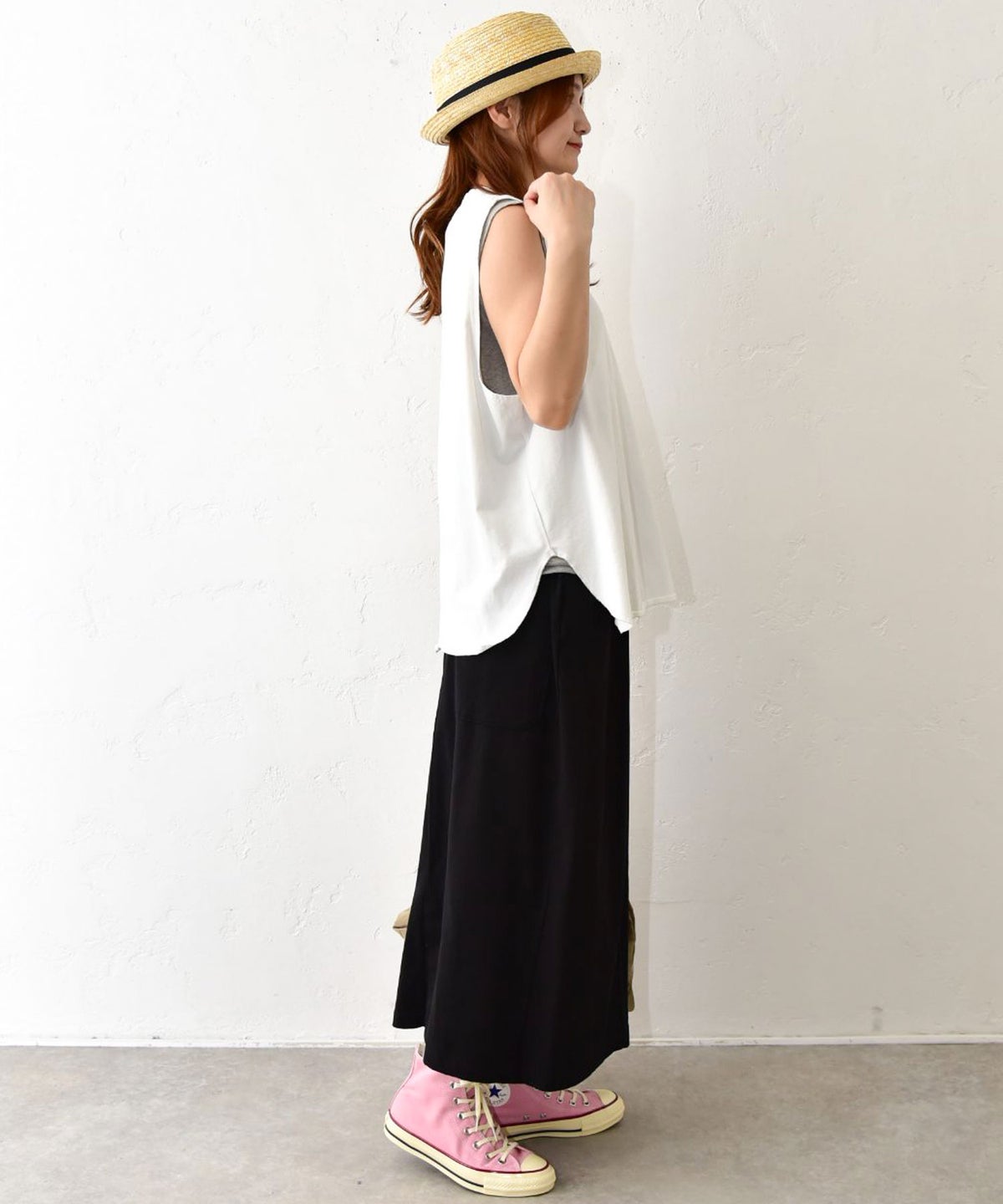 Our.｜裾ラウンドカットソー [[C-9065]][C]