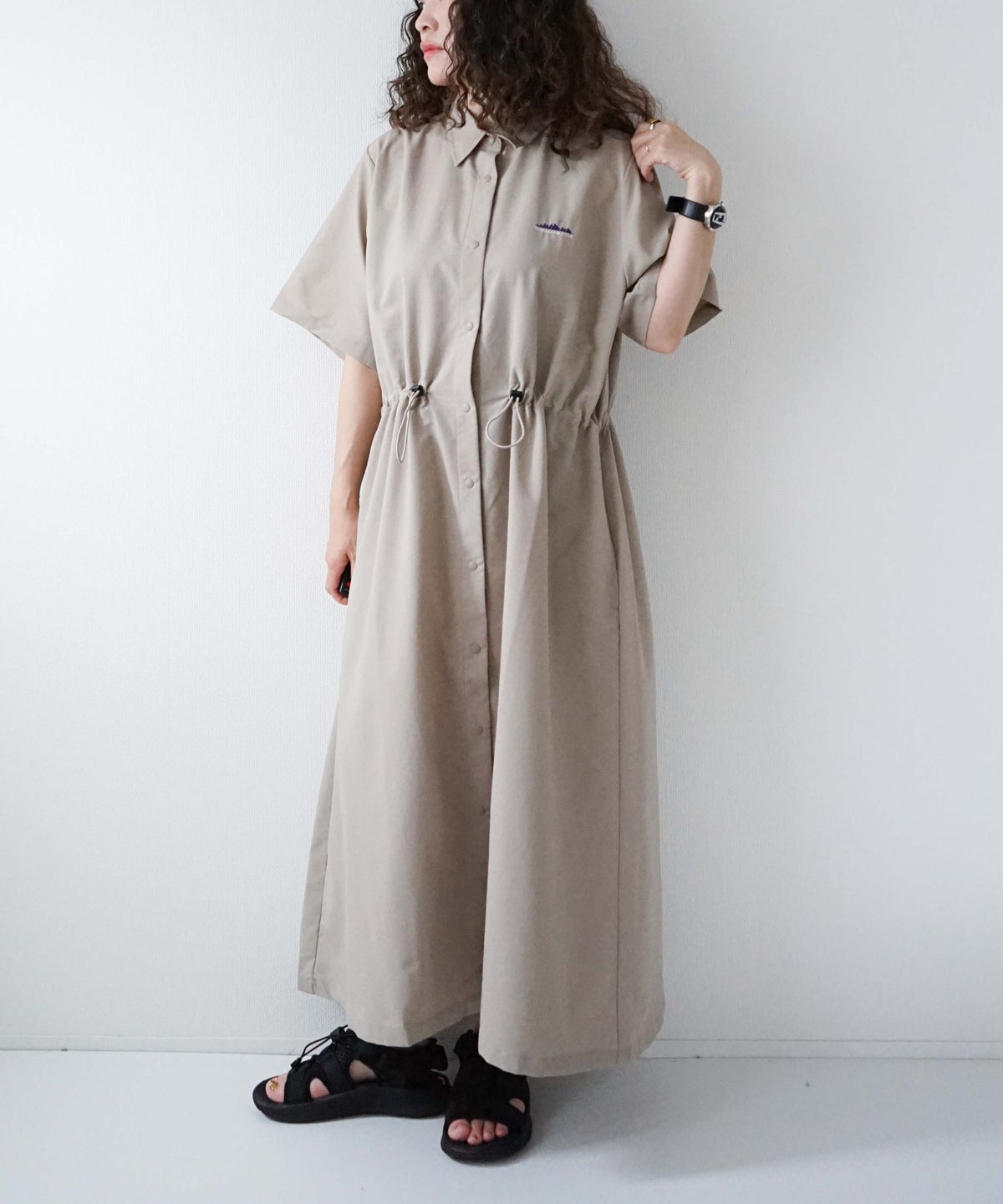 THOUSAND MILE｜SHORT SLEEVE SNAP ONE PIECE [[TM261HA00422]][D]