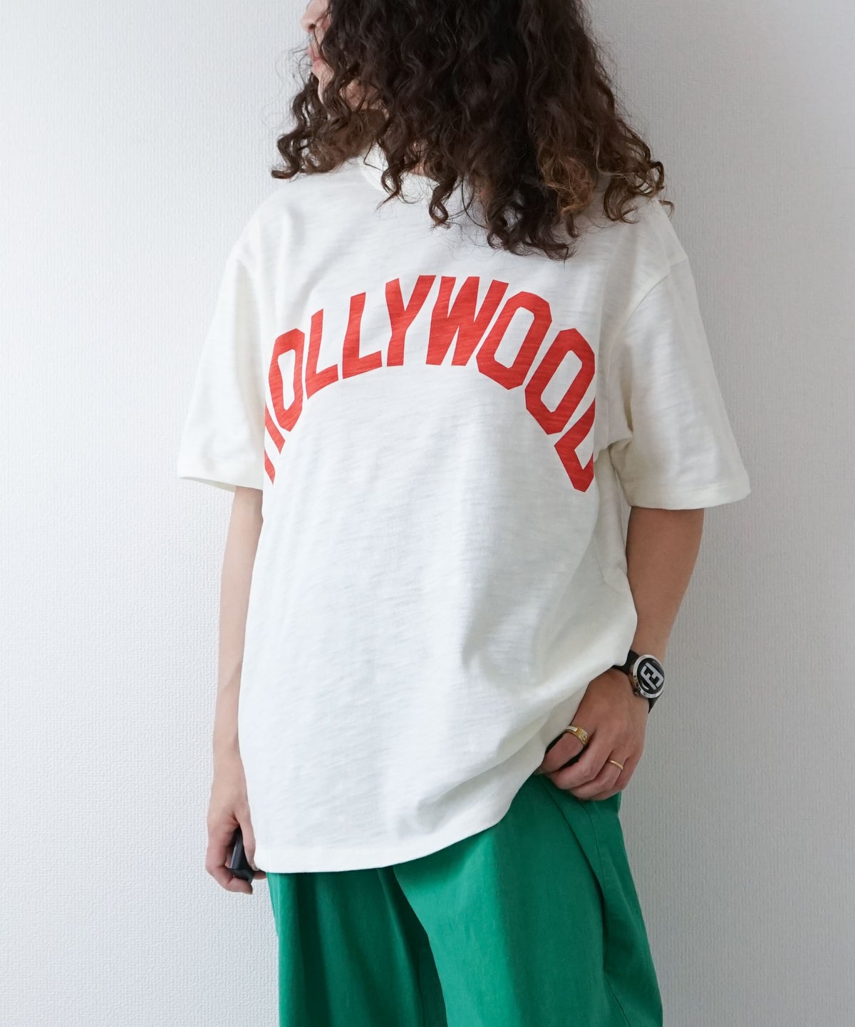  day standard｜スラブ天竺シンプルロゴTシャツ [[M5016211]][D]