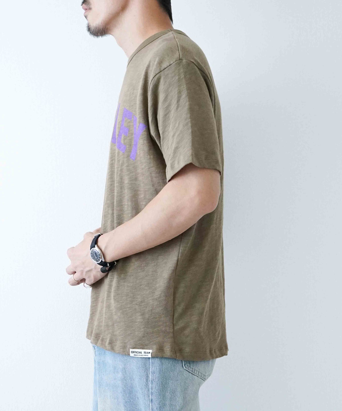  day standard｜スラブ天竺シンプルロゴTシャツ [[M5016211]][D]