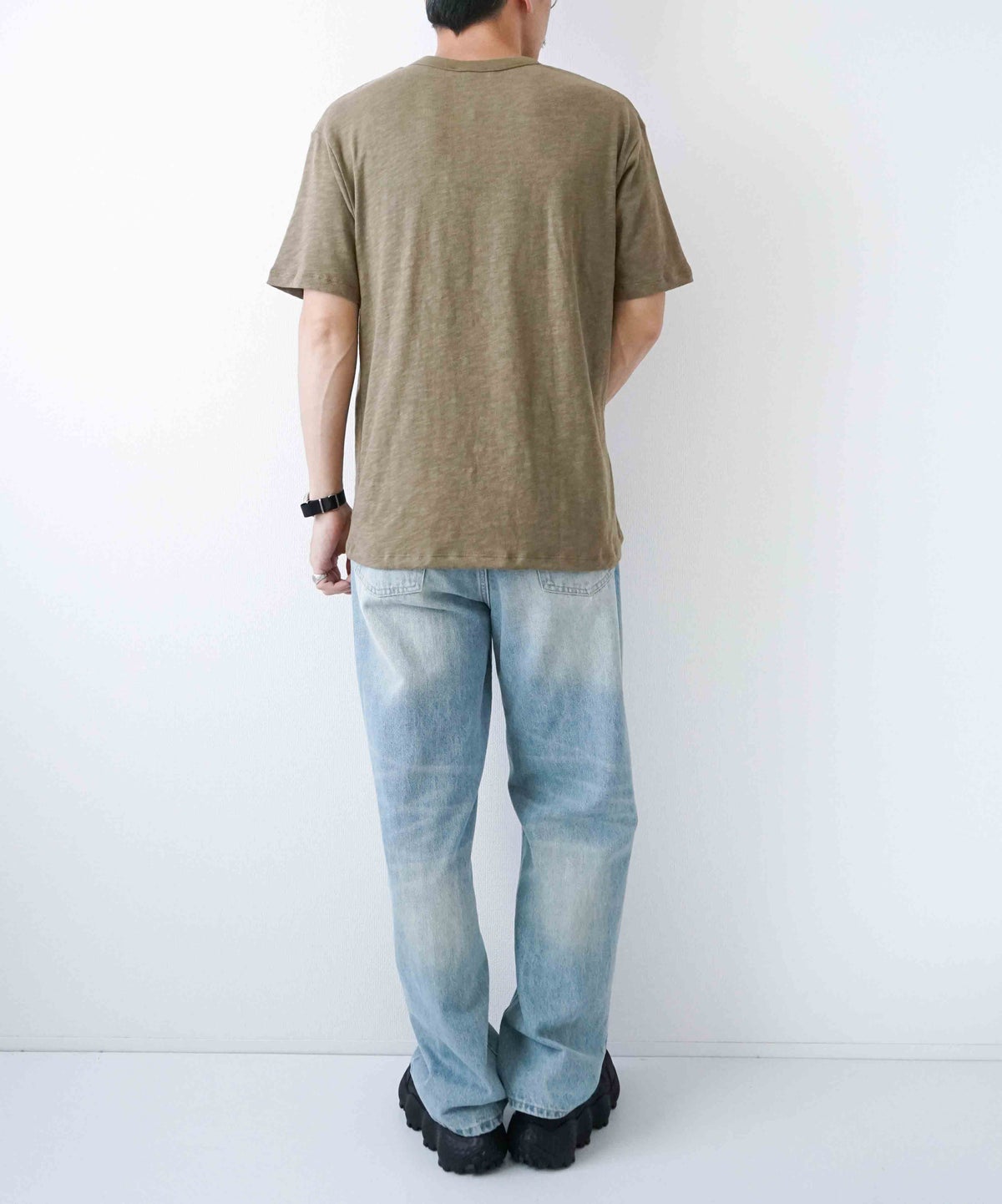  day standard｜スラブ天竺シンプルロゴTシャツ [[M5016211]][D]