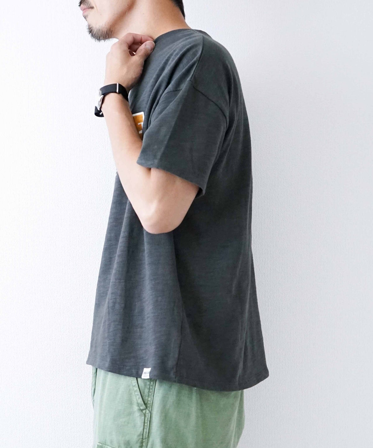  day standard｜スラブ天竺シンプルロゴTシャツ [[M5016211]][D]