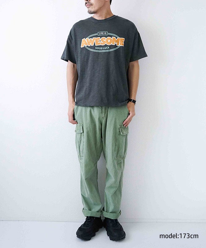  day standard｜スラブ天竺シンプルロゴTシャツ [[M5016211]][D]
