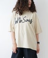 KAKELA & TRANQUIL｜刺繍ロゴクルーTee [[12603-455-10]][D]
