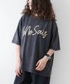 KAKELA & TRANQUIL｜刺繍ロゴクルーTee [[12603-455-10]][D]