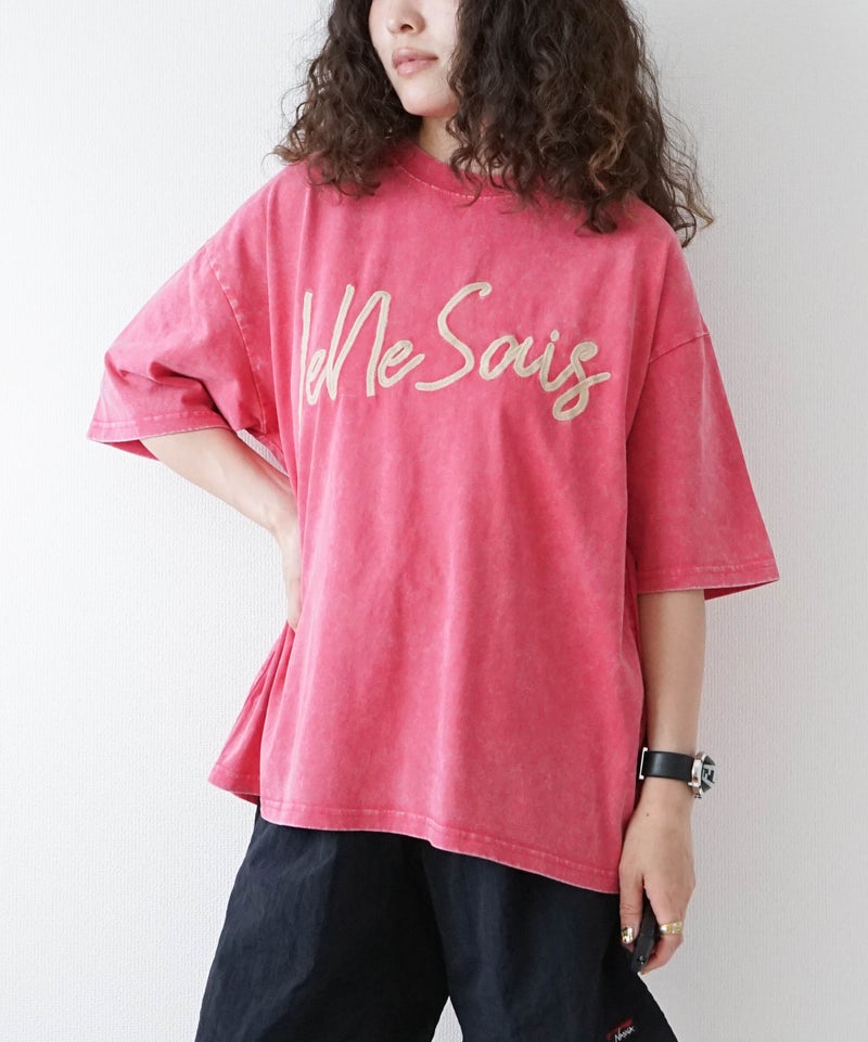 KAKELA & TRANQUIL｜刺繍ロゴクルーTee [[12603-455-10]][D]