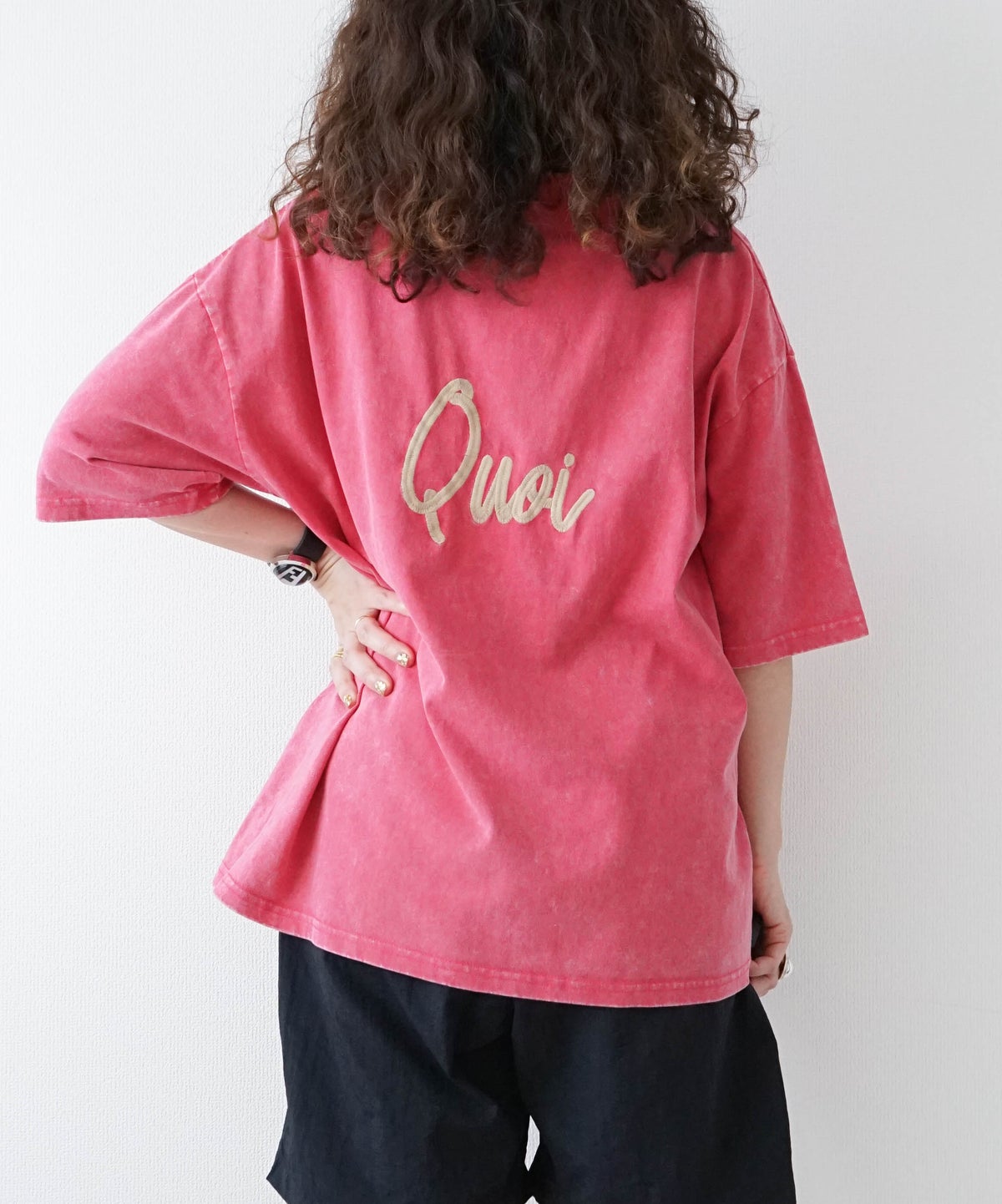 KAKELA & TRANQUIL｜刺繍ロゴクルーTee [[12603-455-10]][D]