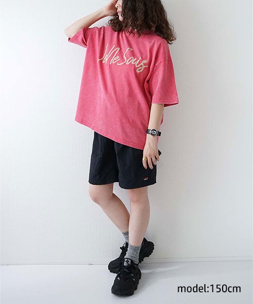 KAKELA & TRANQUIL｜刺繍ロゴクルーTee [[12603-455-10]][D]