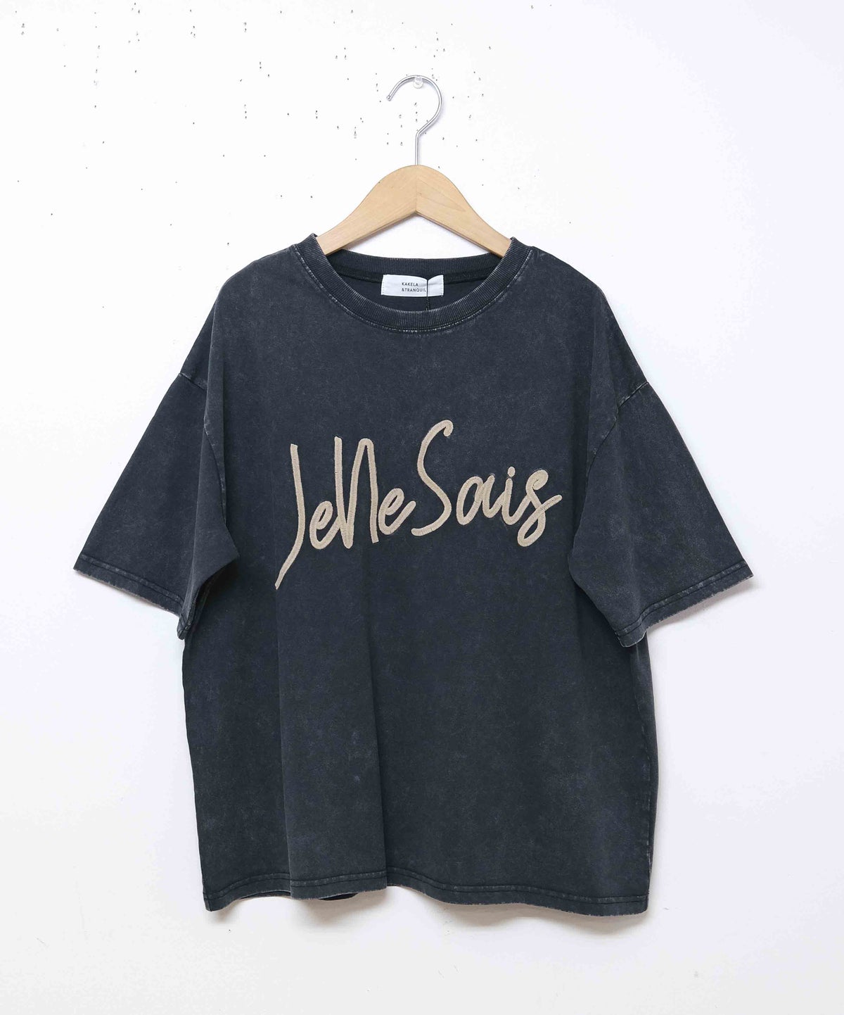 KAKELA & TRANQUIL｜刺繍ロゴクルーTee [[12603-455-10]][D]