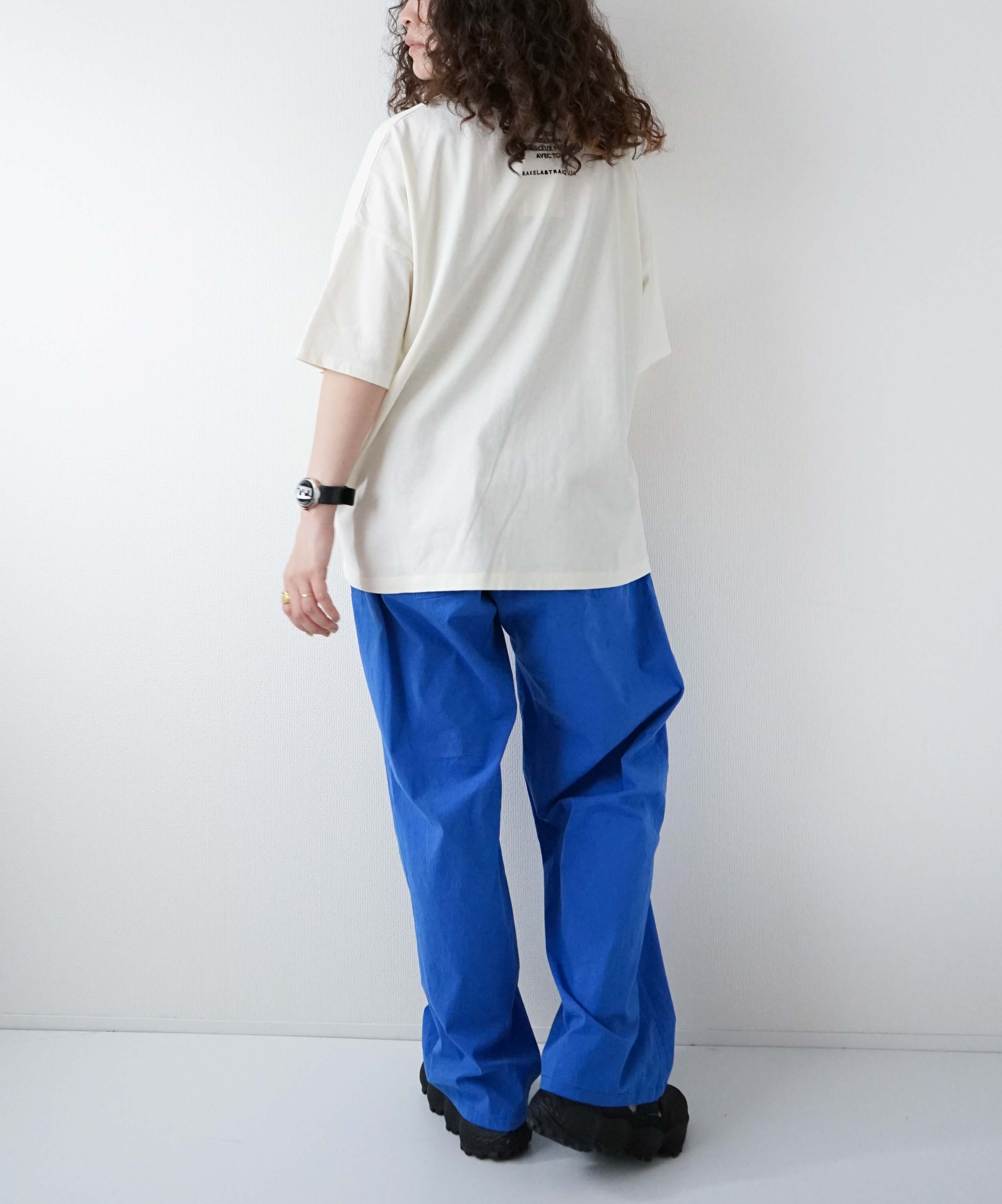KAKELA & TRANQUIL｜カモフラたたきつけクルーTee [[12603-459-10]][D