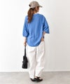 Our.｜クルーネック5分袖カットソー [[C-9066]][C]