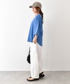 Our.｜クルーネック5分袖カットソー [[C-9066]][C]