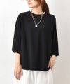 Our.｜クルーネック5分袖カットソー [[C-9066]][C]