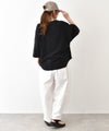 Our.｜クルーネック5分袖カットソー [[C-9066]][C]