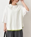 Our.｜クルーネック5分袖カットソー [[C-9066]][C]
