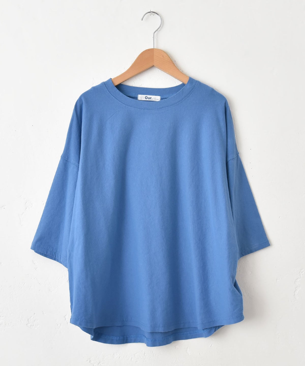 Our.｜クルーネック5分袖カットソー [[C-9066]][C]