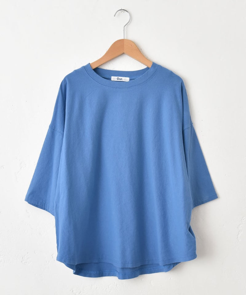 Our.｜クルーネック5分袖カットソー [[C-9066]][C]