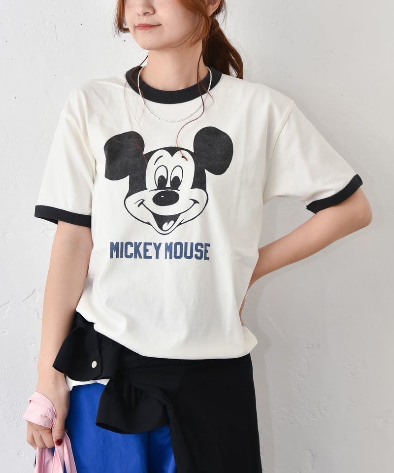Johnbull｜MICKEY MOUSE RINGER Tシャツ [[JT262C16]][C]