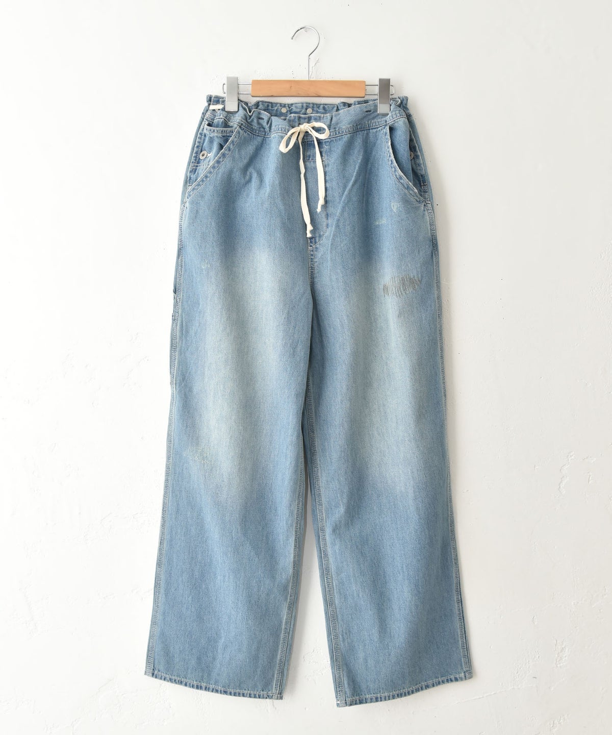 Johnbull｜ライトデニムビブレスワークパンツ [[JL262P07]][C]