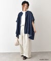 hagumu｜5OZデニムワイドドルマンシャツ [[740908262]][C]