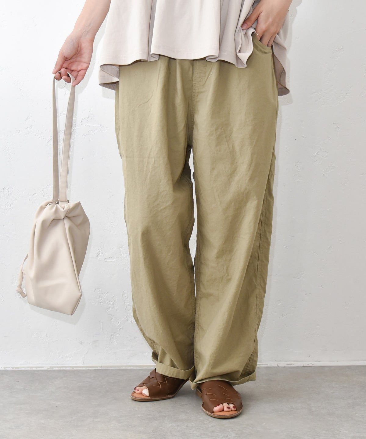 NARU｜ソフトシーチングノッポパンツ [[6725001]][C]