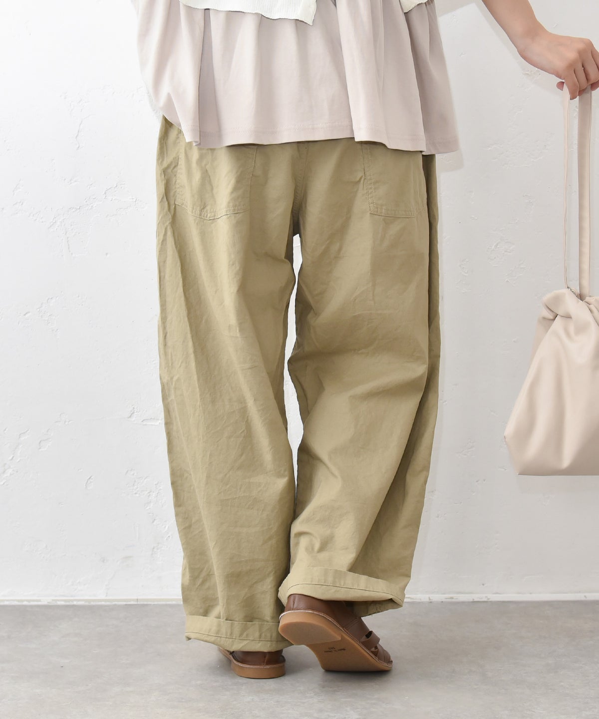 NARU｜ソフトシーチングノッポパンツ [[6725001]][C]