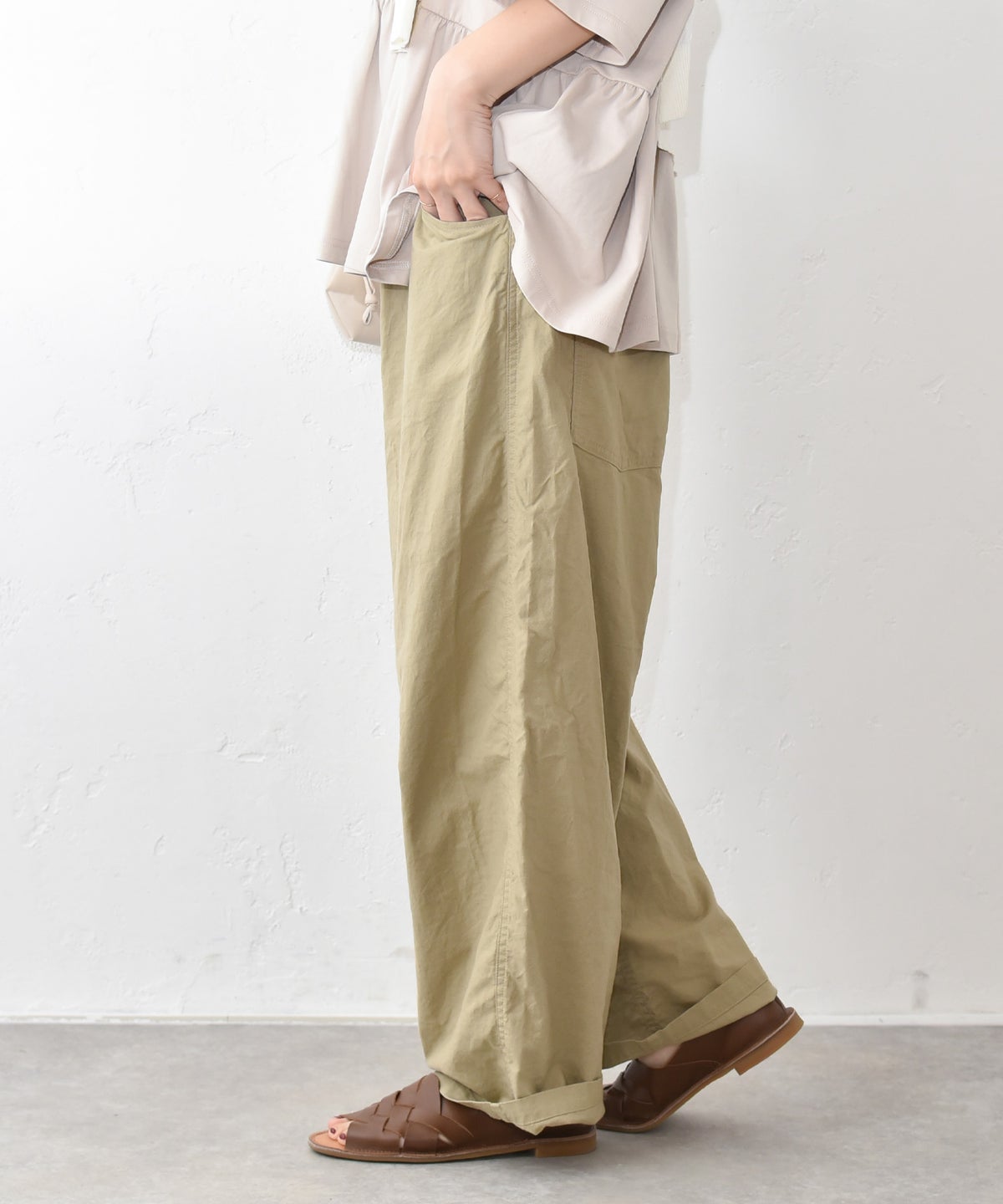 NARU｜ソフトシーチングノッポパンツ [[6725001]][C]
