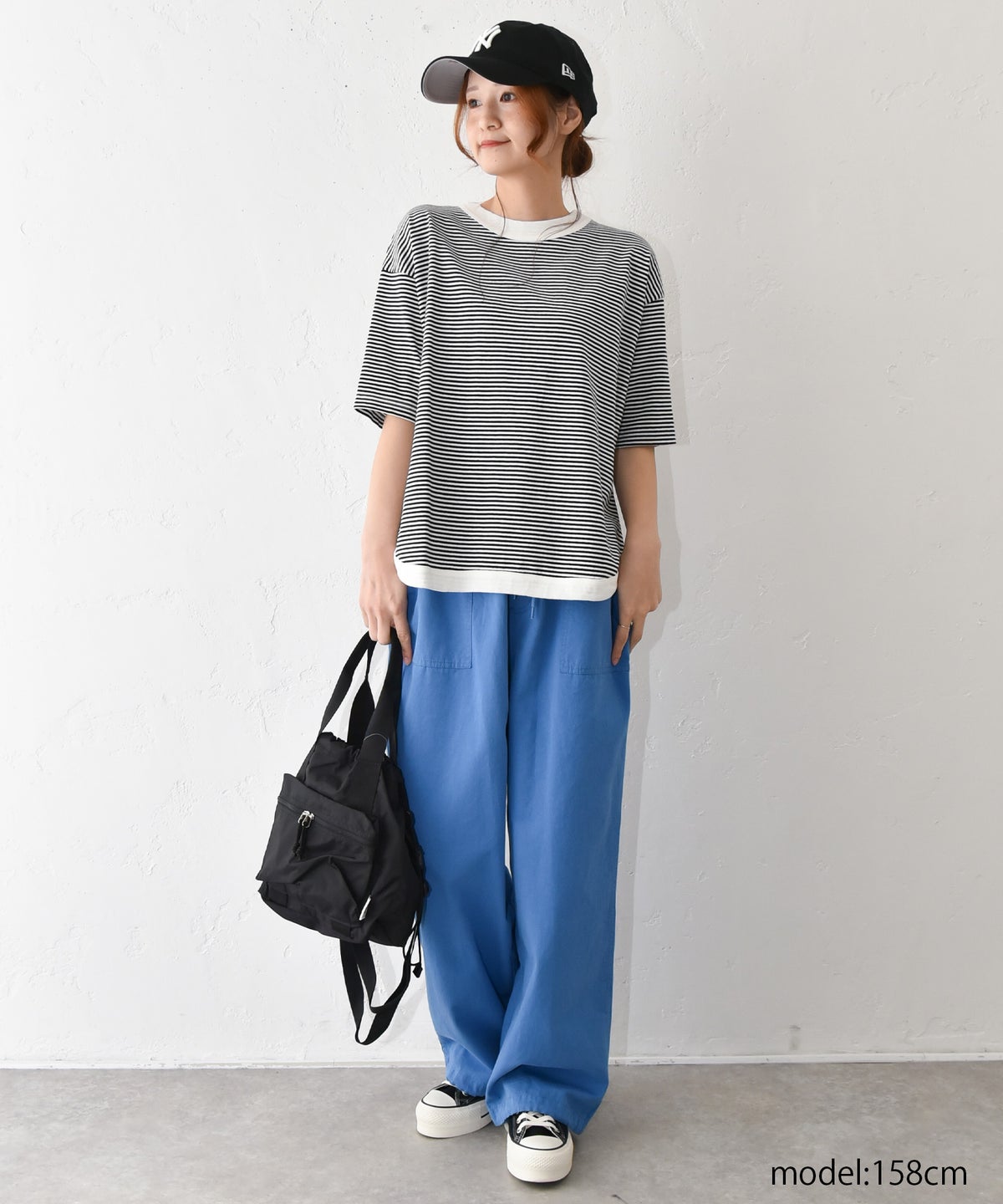 and quarter｜ヘムラウンドボーダープルオーバー [[MA-521025]][C]