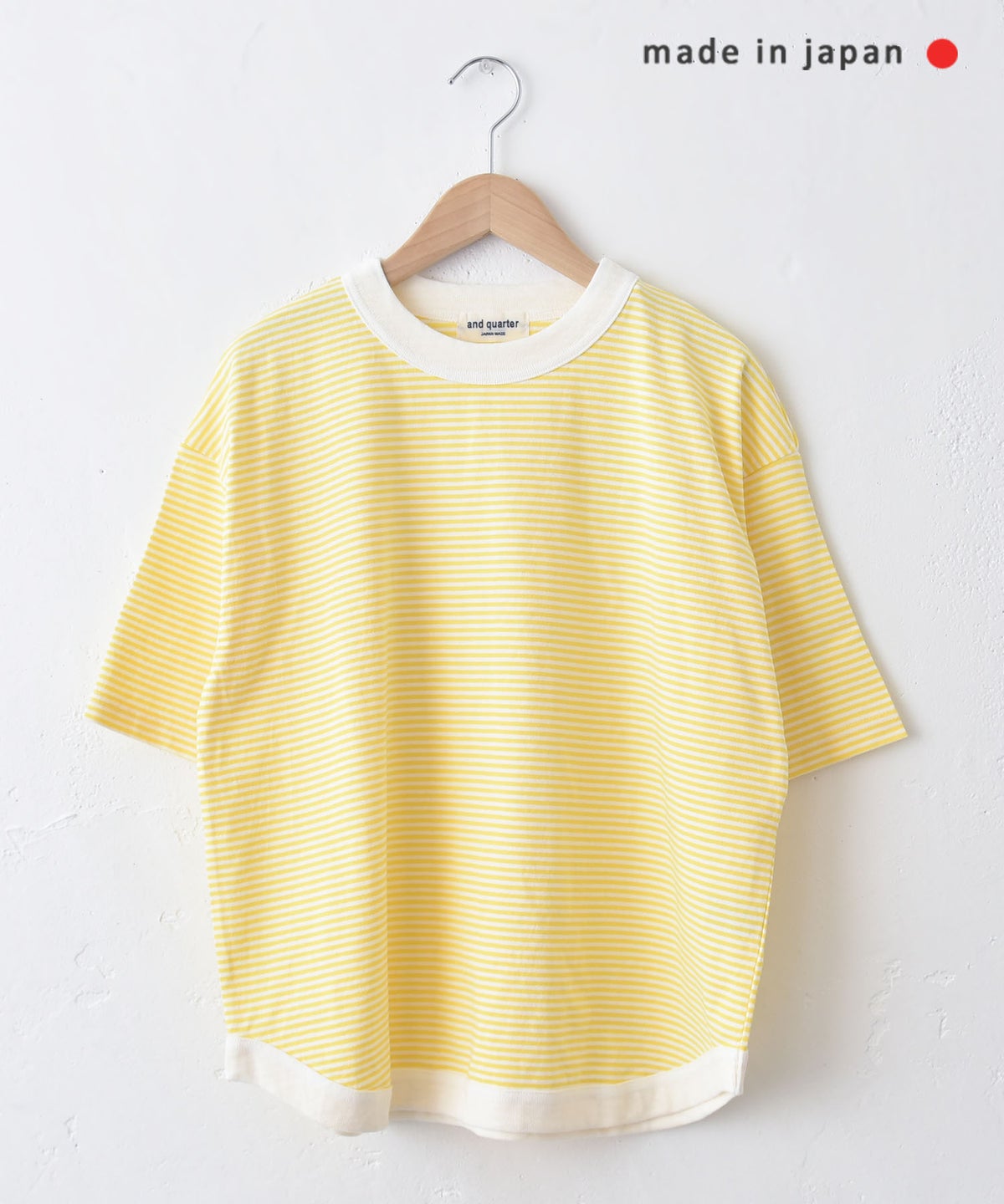  and quarter｜ヘムラウンドボーダープルオーバー [[MA-521025]][C]
