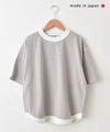  and quarter｜ヘムラウンドボーダープルオーバー [[MA-521025]][C]