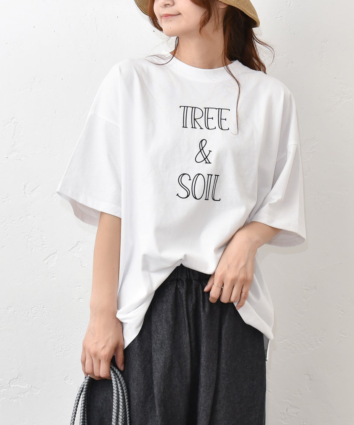  ista-ire｜TREE＆SOIL ロゴTEE [[4601-7320]][C]
