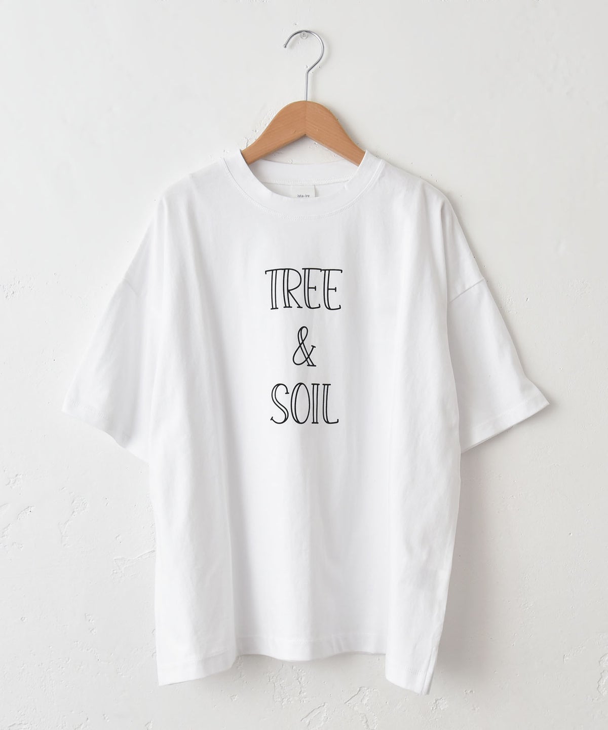  ista-ire｜TREE＆SOIL ロゴTEE [[4601-7320]][C]