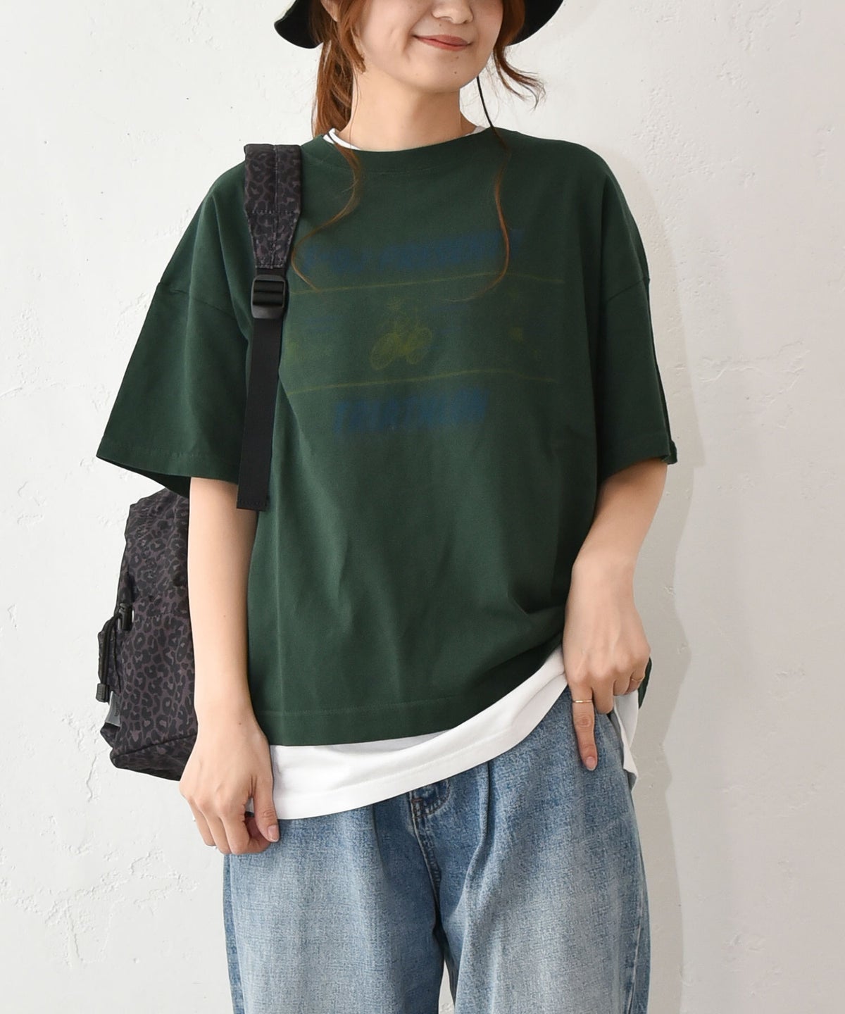 Gives a sense of fullment｜プリントTee [[862327]][C]