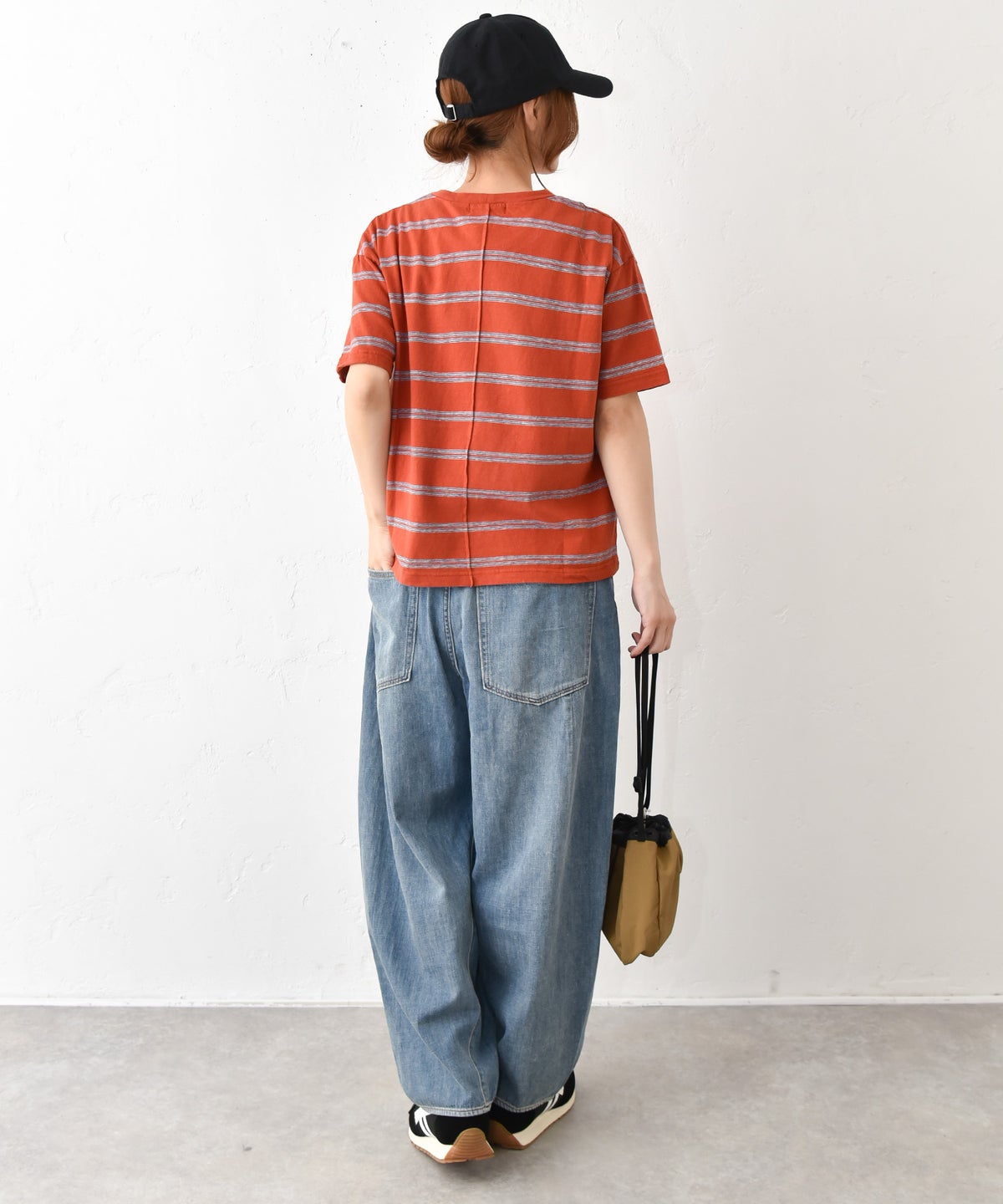 and quarter｜イモーションボーダーカットソー [[MA-7923]][C]