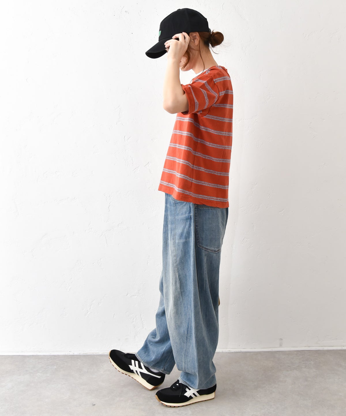 and quarter｜イモーションボーダーカットソー [[MA-7923]][C]