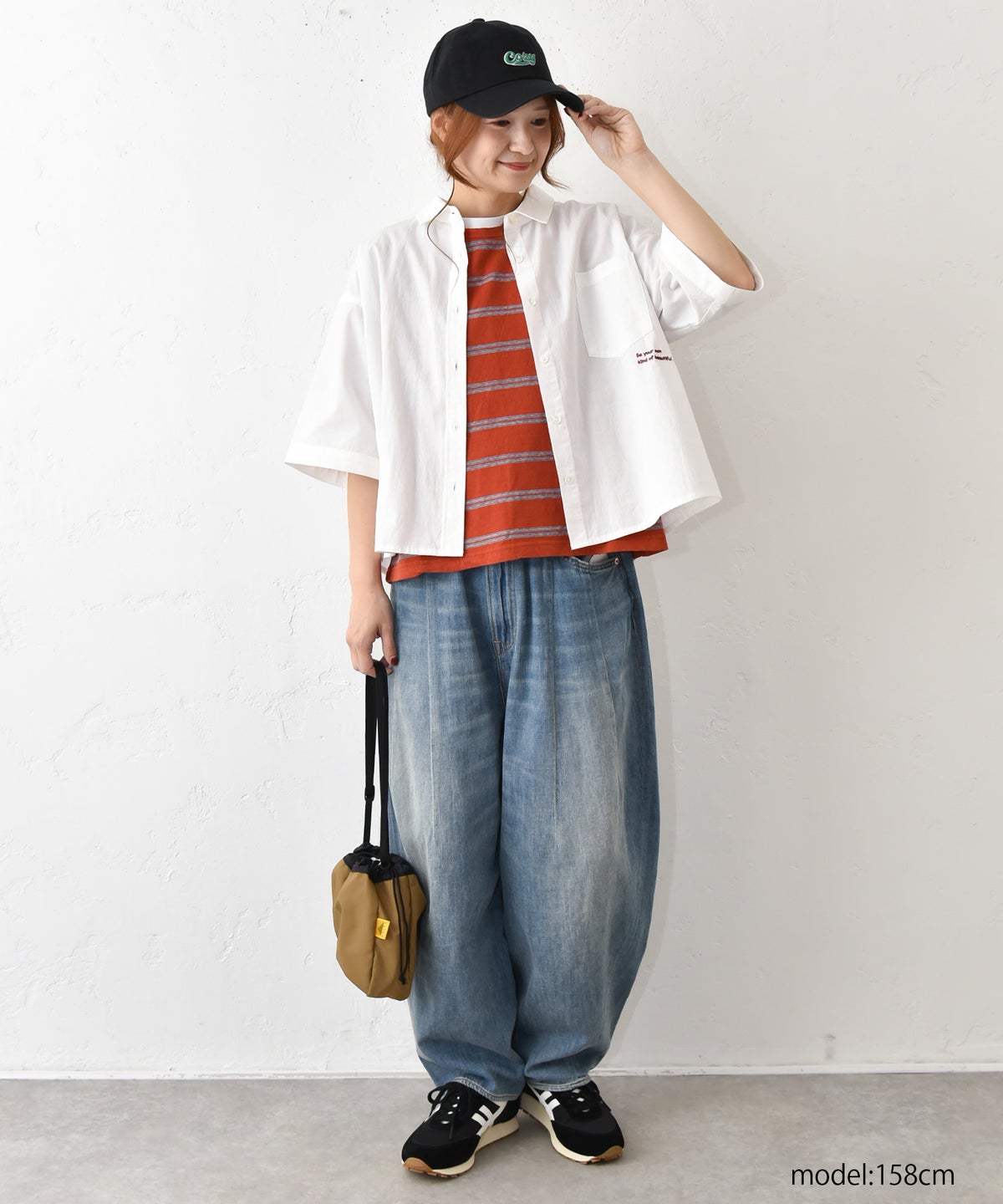 and quarter｜イモーションボーダーカットソー [[MA-7923]][C]