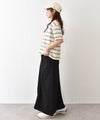 and quarter｜イモーションボーダーカットソー [[MA-7923]][C]