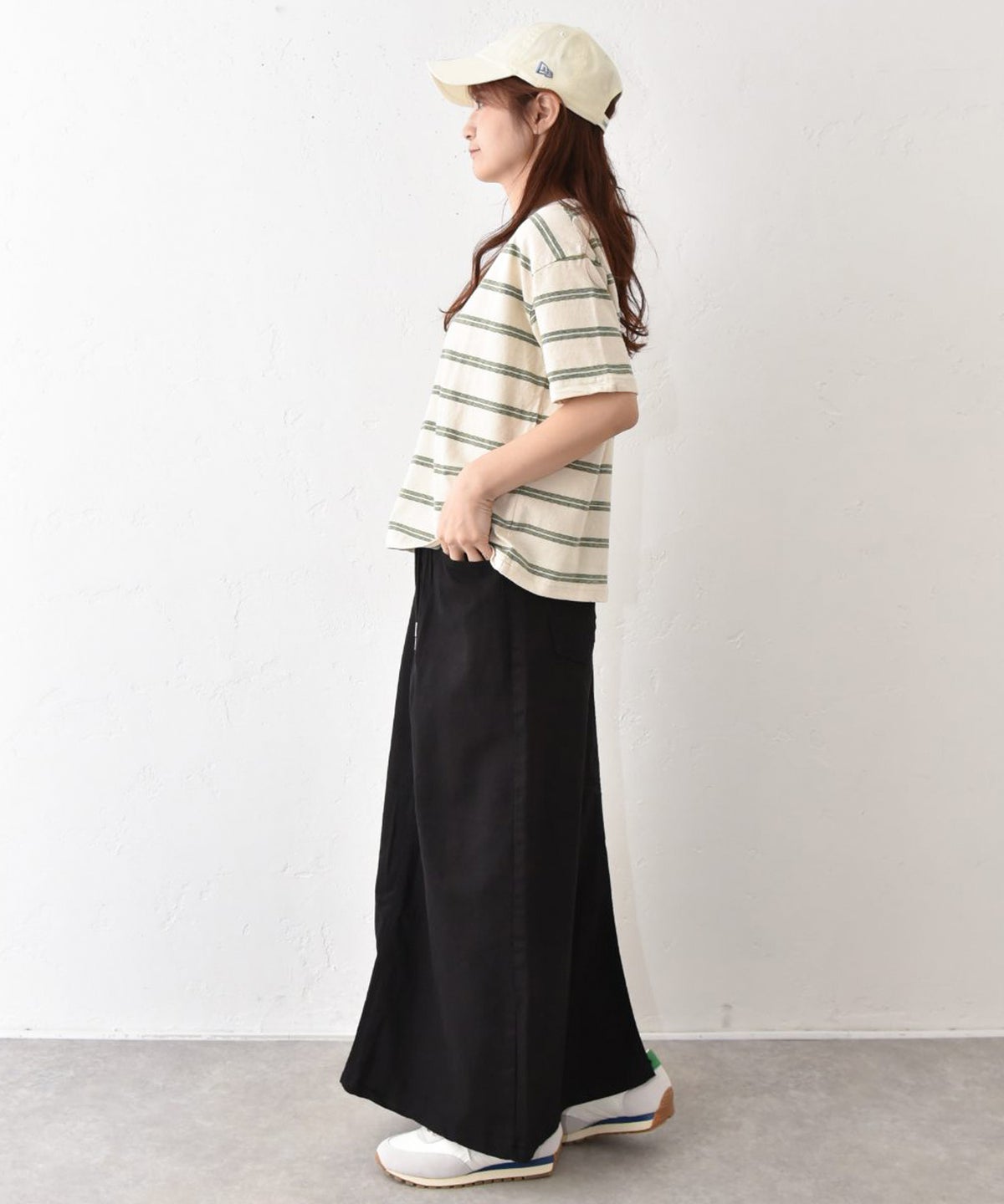 and quarter｜イモーションボーダーカットソー [[MA-7923]][C]