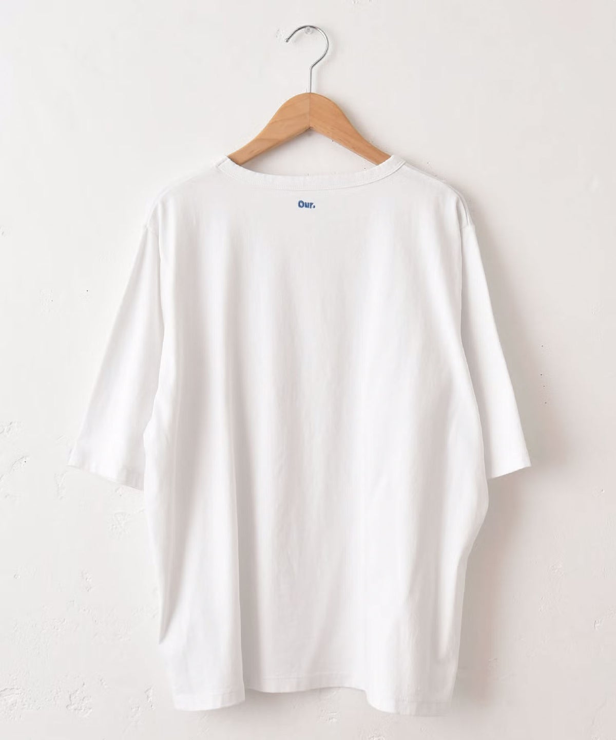  Our.｜ロゴ刺繍 半袖Tee [[C-9062]][C]
