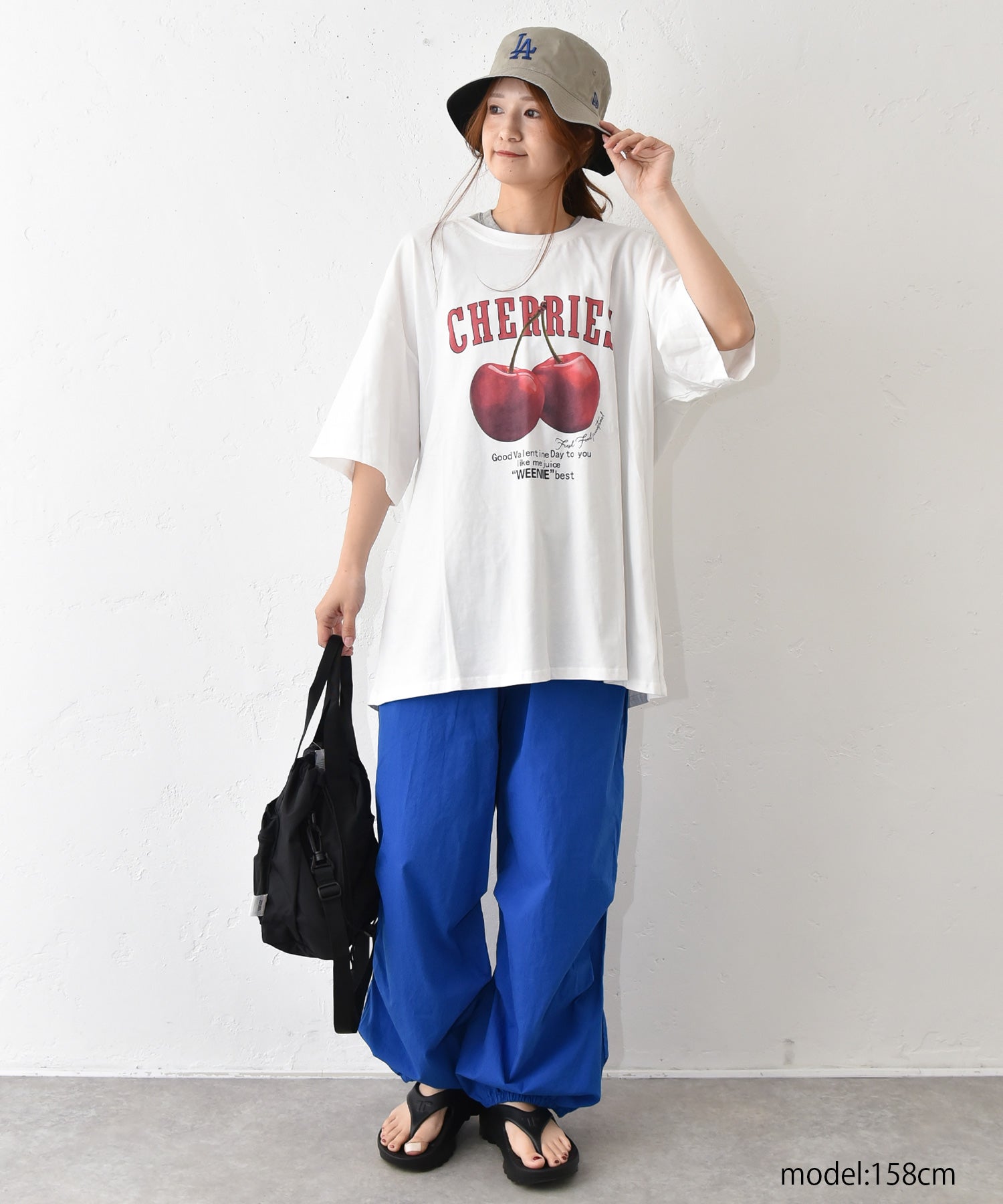 IN THE MARKET｜プリントBIG Tee (チェリー) [[71463021]][C] | ma28
