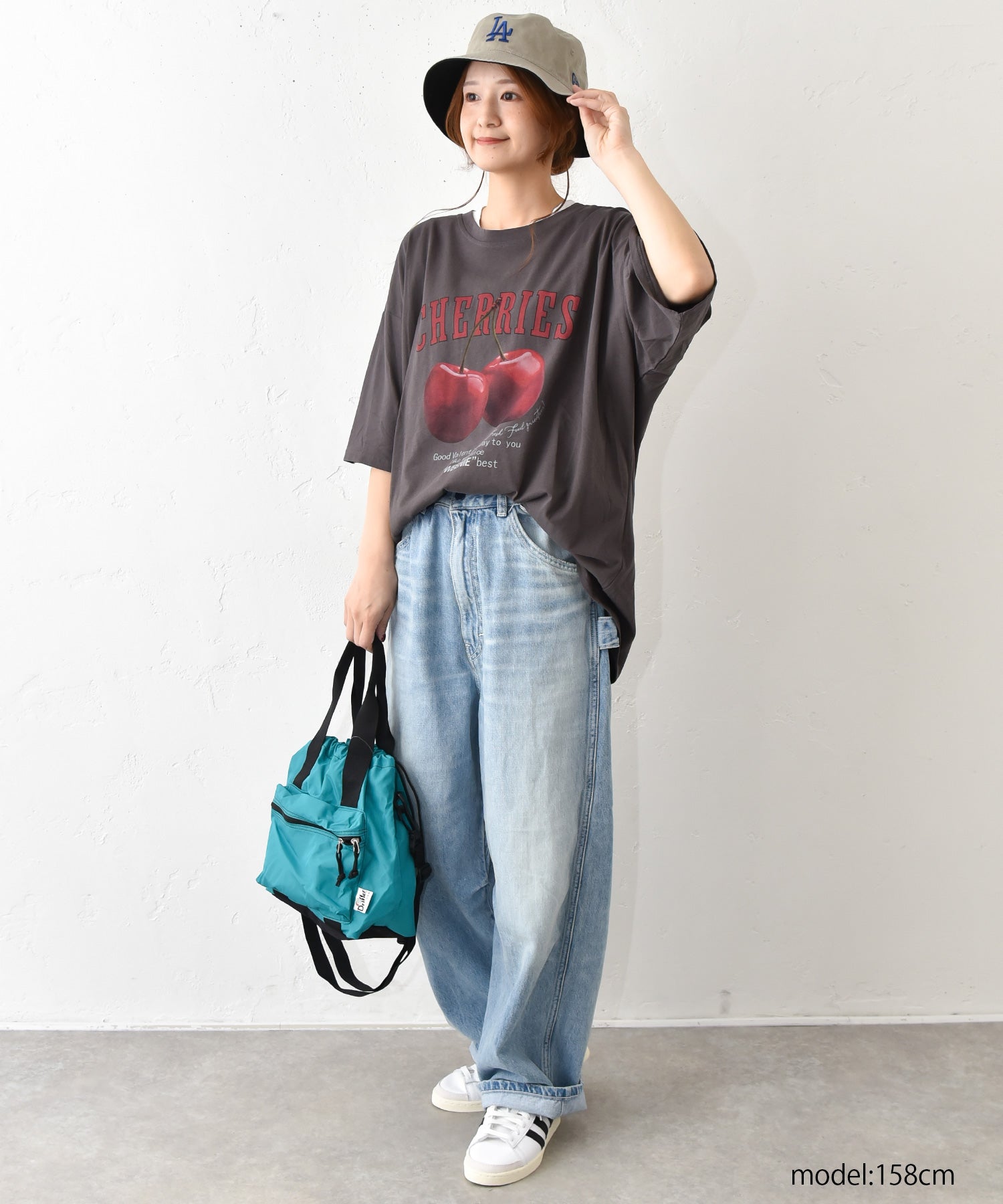IN THE MARKET｜プリントBIG Tee (チェリー) [[71463021]][C] | ma28
