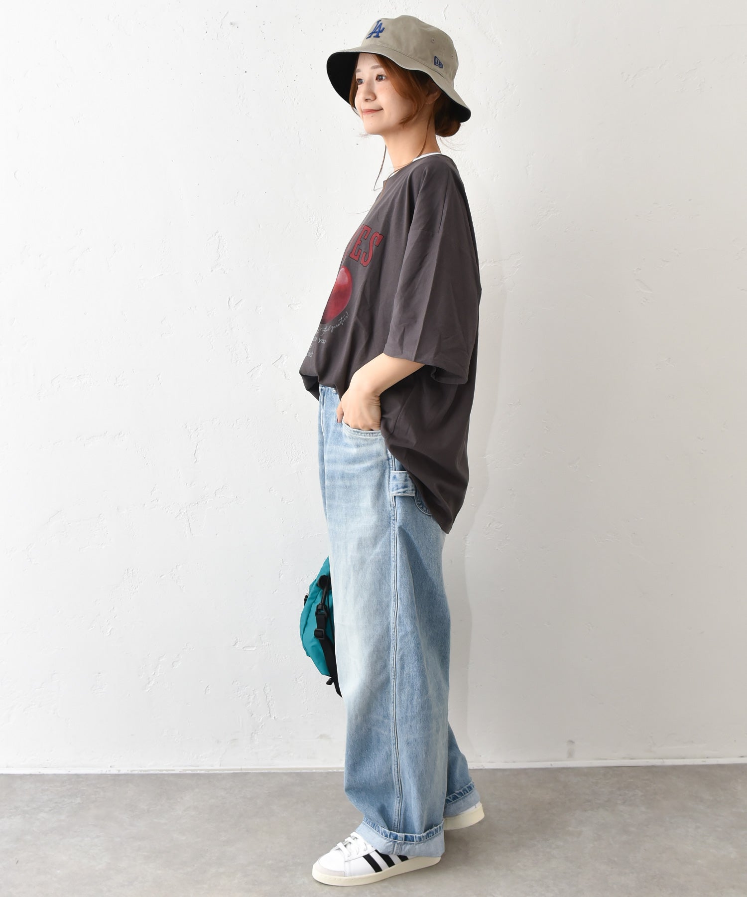IN THE MARKET｜プリントBIG Tee (チェリー) [[71463021]][C] | ma28