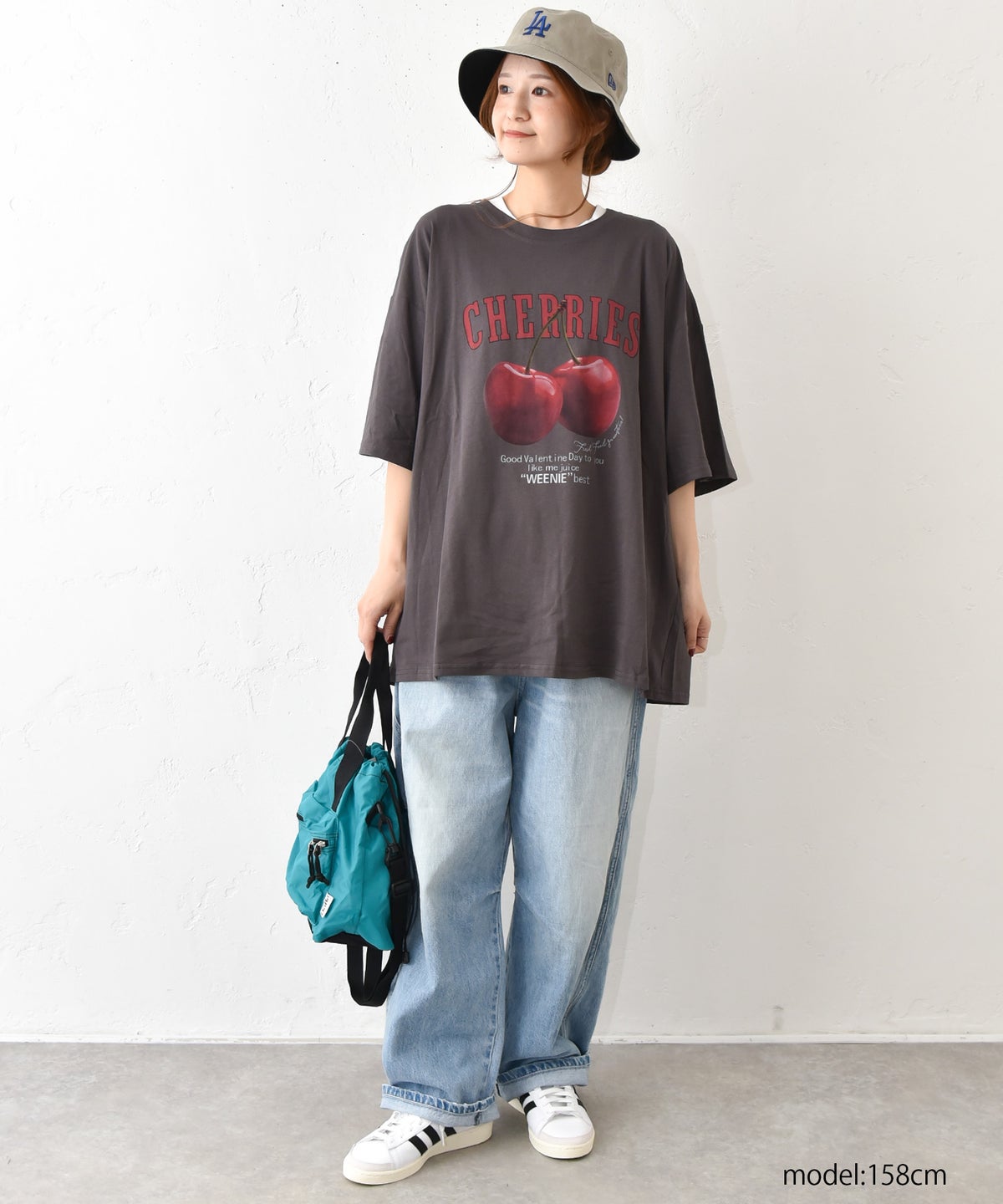 IN THE MARKET｜プリントBIG Tee (チェリー) [[71463021]][C]
