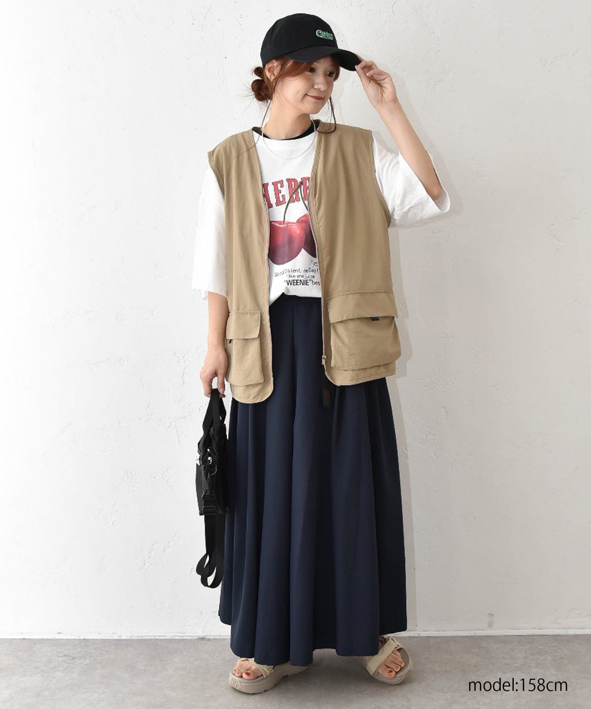 IN THE MARKET｜プリントBIG Tee (チェリー) [[71463021]][C]