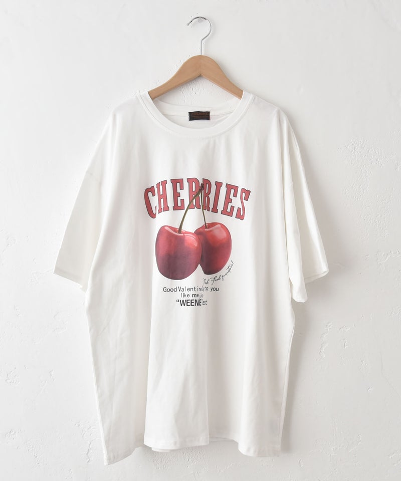  IN THE MARKET｜プリントBIG Tee (チェリー) [[71463021]][C]
